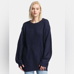 Topshop knit Sweater Navy Blue - Size 6 - M
